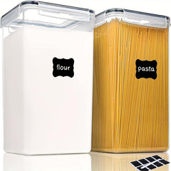 2 Pcs XL Tall Airtight Food Storage Containers 5 9qt 6 5L Plastic BPA Free