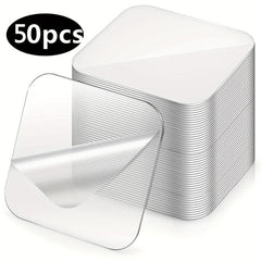 50pcs Square Nano Double Sided Tape Stickers Waterproof Adhesive