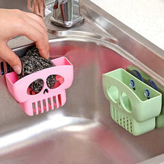 Double Decker Sink Shelf Drain Rack with Suction Cup Kitchen Organizer