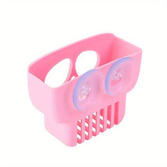 Double Decker Sink Shelf Drain Rack with Suction Cup Kitchen Organizer
