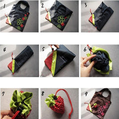 Telescopic Folding Grocery Bag Eco Shopping Shoulder Bag