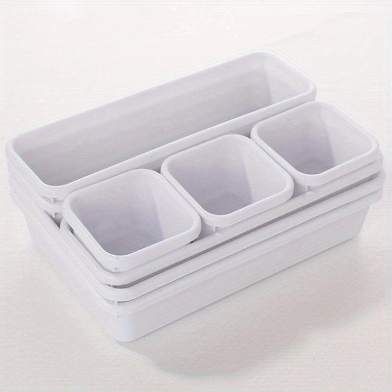 8pcs Home Cosmetics & Tableware Storage Box Drawer Organizers