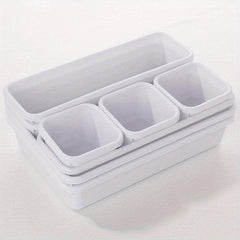 8pcs Home Cosmetics & Tableware Storage Box Drawer Organizers