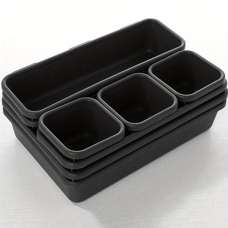 8pcs Home Cosmetics & Tableware Storage Box Drawer Organizers