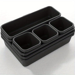 8pcs Home Cosmetics & Tableware Storage Box Drawer Organizers