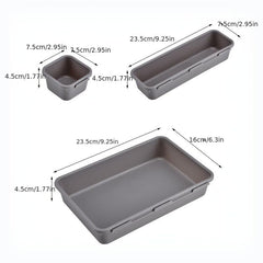 8pcs Home Cosmetics & Tableware Storage Box Drawer Organizers