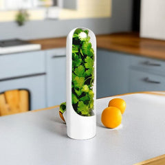 Herb Saver Refrigerator Pod Vegetable Keeper Container Vanilla Cup