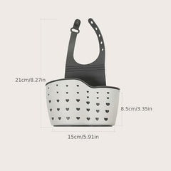 Double layer Sink Hanging Bag Kitchen Rack Faucet Sponge Holder
