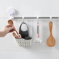Double layer Sink Hanging Bag Kitchen Rack Faucet Sponge Holder