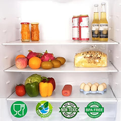 Non-Slip Washable Shelf Liner for Kitchen Cabinet Shelves Refrigerator Storage