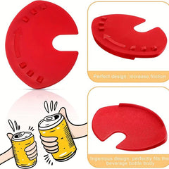 12pcs Colorful Manual Can Opener With Plastic Shields For Pop Beer Soda