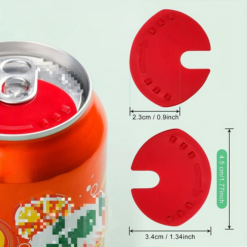 12pcs Colorful Manual Can Opener With Plastic Shields For Pop Beer Soda
