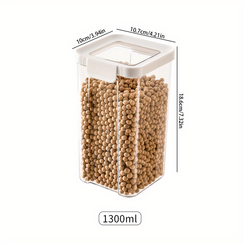 Stackable Airtight Food Storage Jars for Grains Tea Rice