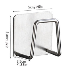 Stainless Steel Sink Drain Basket Sponge Holder