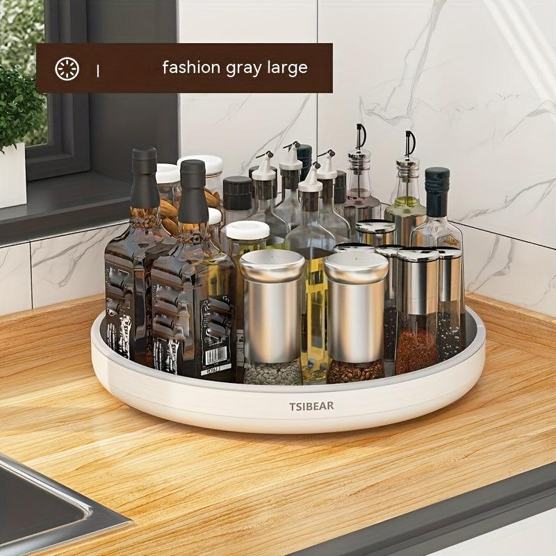 360 Rotating Round Turntable Kitchen Storage Cosmetic Storage Tray