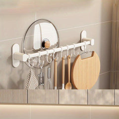 Hanging Pot Rack Hanger Stainless Steel Pot And Pan Hanger Wall Mounted