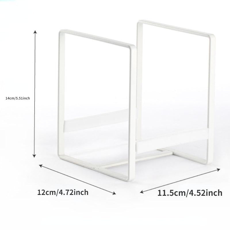 Metal Dish Rack Plate Organizer for Cabinets and Countertops