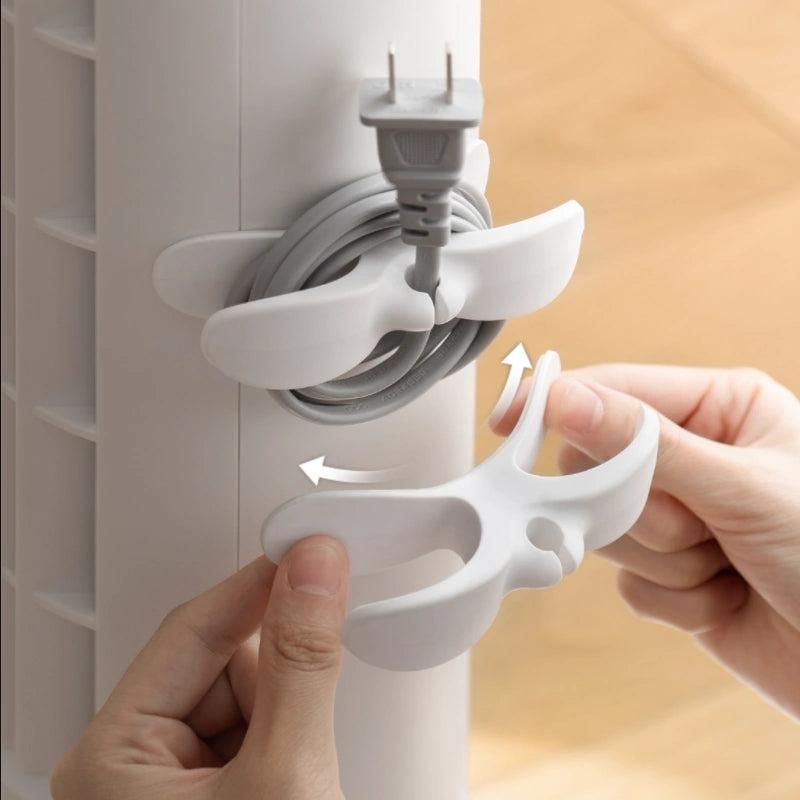 4Pcs Cord Winder Organizers for Kitchen Wire Wrapping Clip Holder