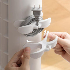 4Pcs Cord Winder Organizers for Kitchen Wire Wrapping Clip Holder