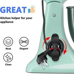 4Pcs Cord Winder Organizers for Kitchen Wire Wrapping Clip Holder