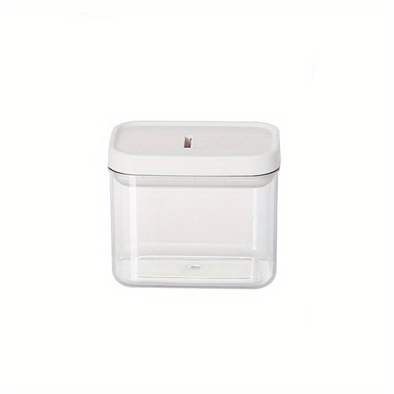1pc Stackable Airtight Food Storage Jars for Grains Tea Rice Flour Sugar Candy