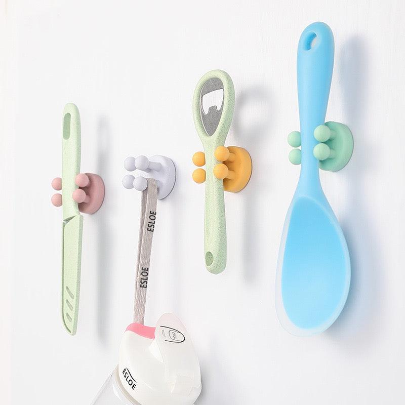 Silicone Shower Holders Self Adhesive Hook for Small Items
