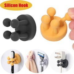 Silicone Shower Holders Self Adhesive Hook for Small Items