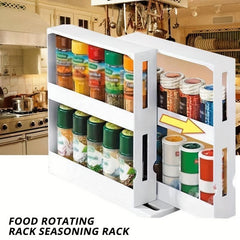 Spice Rack Pantry Cabinet Storage Organiser Shelf Jars Can Holder