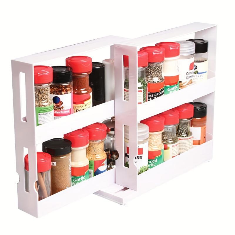 Spice Rack Pantry Cabinet Storage Organiser Shelf Jars Can Holder