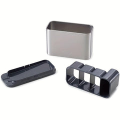 Cutlery Holder Utensil Rack Drainer with 4 Compartments