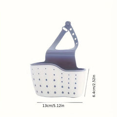 Kitchen Sink Shelf Soap Sponge Drain Rack Holder Hanging Basket Storage