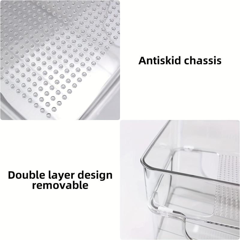 Double Layer Soda Can Organizer For Refrigerator Beverage Can Dispenser
