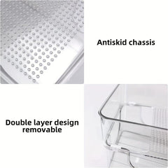 Double Layer Soda Can Organizer For Refrigerator Beverage Can Dispenser