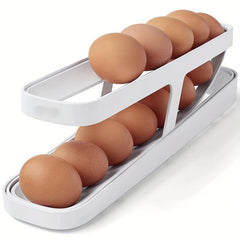 Automatic Egg Rack Holder Storage Box Organizer Dispenser