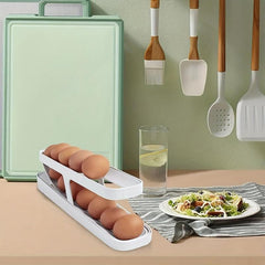Automatic Egg Rack Holder Storage Box Organizer Dispenser