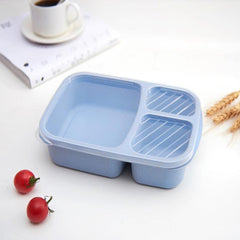 Wheat Straw Lunch Box - Divided Bento Box for Office - Leakproof Food Container