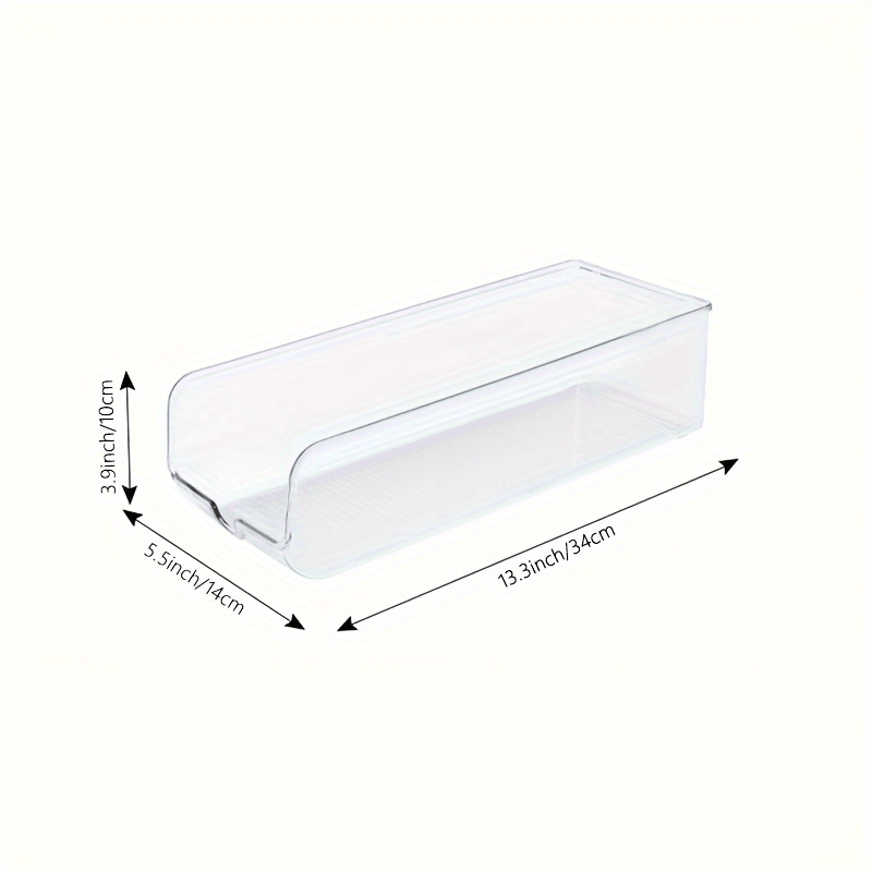 Refrigerator Bin Soda Can Dispenser Beverage Holder Pantry Storage Rack