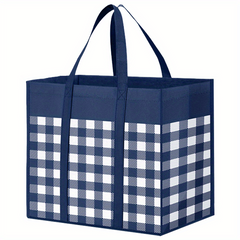 Thick Foldable Reusable Shopping Tote Bags Bulk With Reinforced Handles