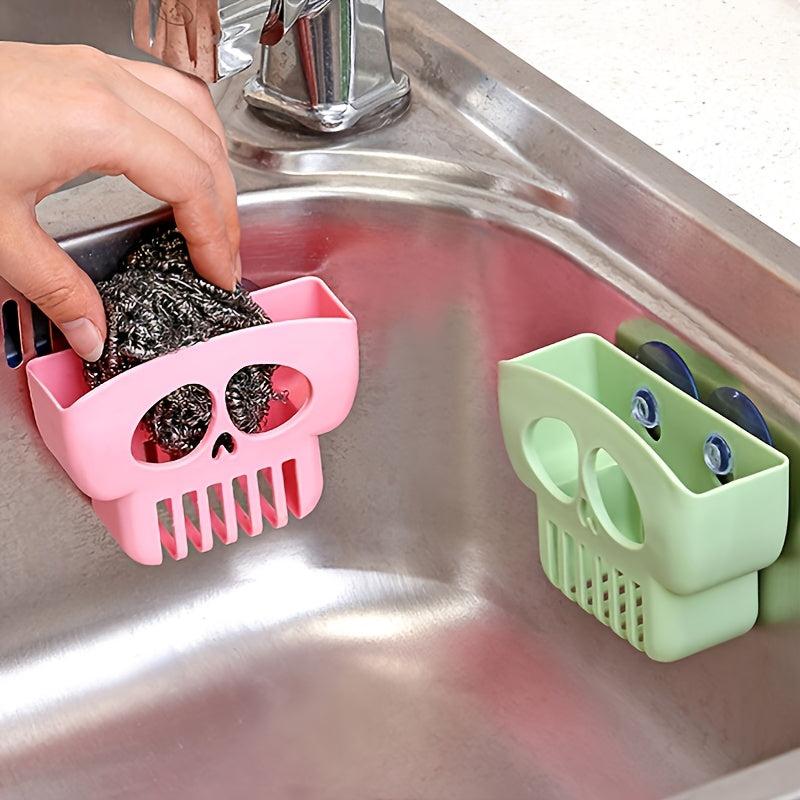 Sponge Rack with Suction Cups for Organized Kitchen Sink