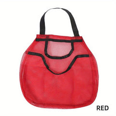 1pc Portable Double Layer Fruit Storage Mesh Bag For Kitchen