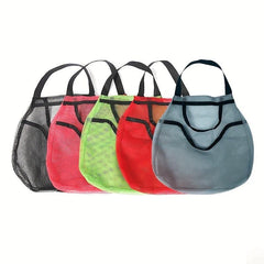 1pc Portable Double Layer Fruit Storage Mesh Bag For Kitchen