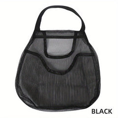 1pc Portable Double Layer Fruit Storage Mesh Bag For Kitchen