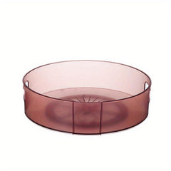 Large Capacity Rotatable Storage Tray With Handle Lazy Susan