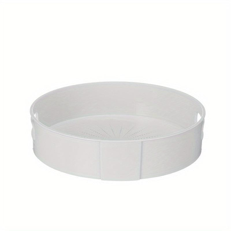 Large Capacity Rotatable Storage Tray With Handle Lazy Susan