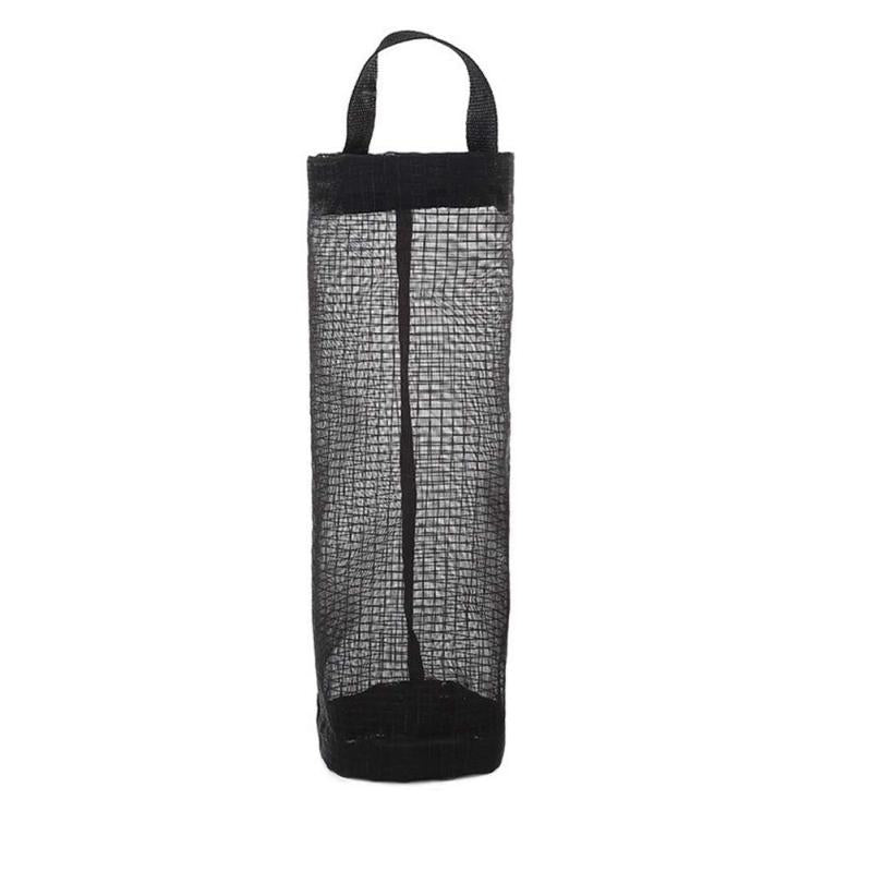 2pcs Mesh Hanging Garbage Bag Storage Bag Plastic Bag Holder Wall mounted