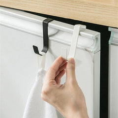 S Shaped Metal Hook Cabinet Door Hanging Rack Utensils Storage Organizer