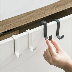 S Shaped Metal Hook Cabinet Door Hanging Rack Utensils Storage Organizer