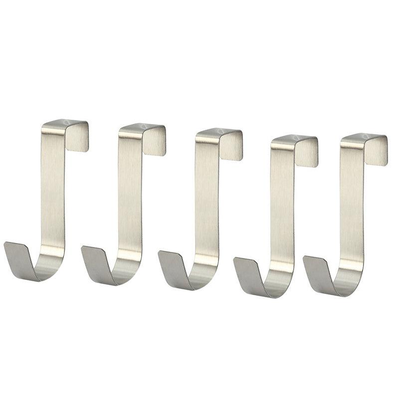 S Shaped Metal Hook Cabinet Door Hanging Rack Utensils Storage Organizer