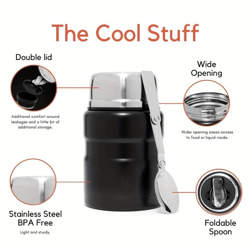 Insulated Food Jar 750ml Stainless Steel Thermal Lunch Container