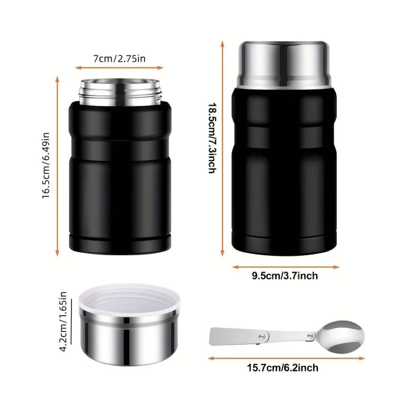 Insulated Food Jar 750ml Stainless Steel Thermal Lunch Container